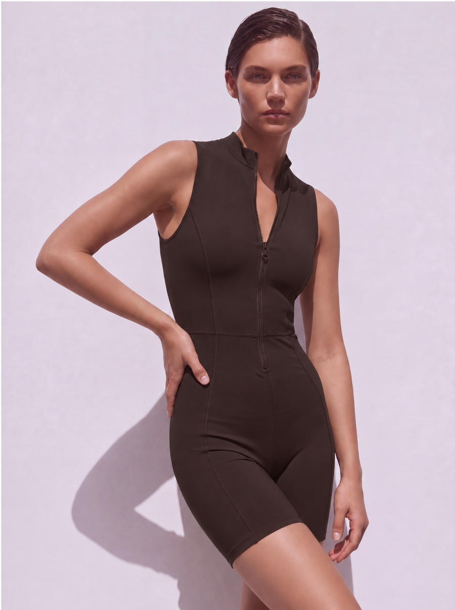 Apex Romper — Chocolate