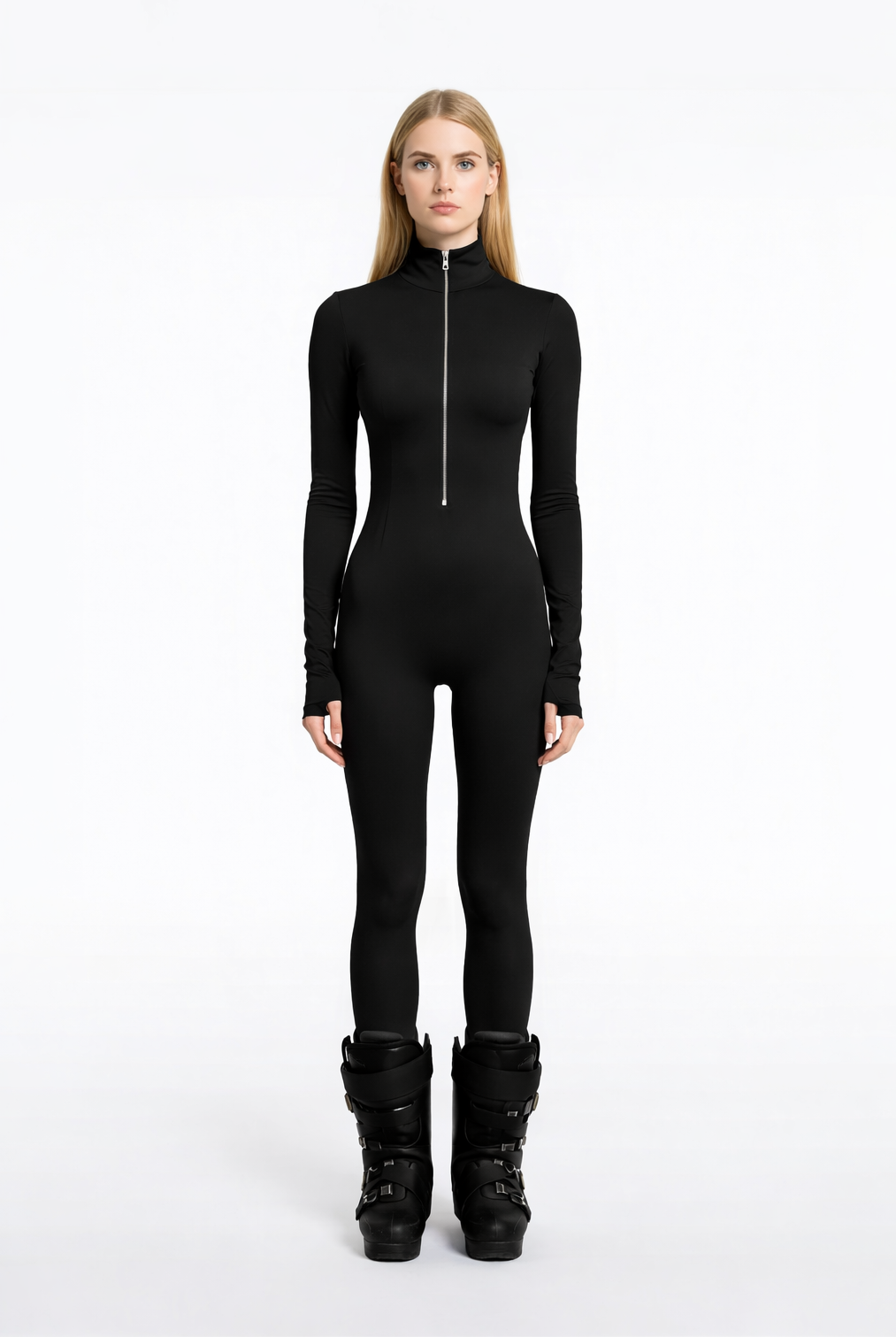 SlipZip Sculpt Suit in black