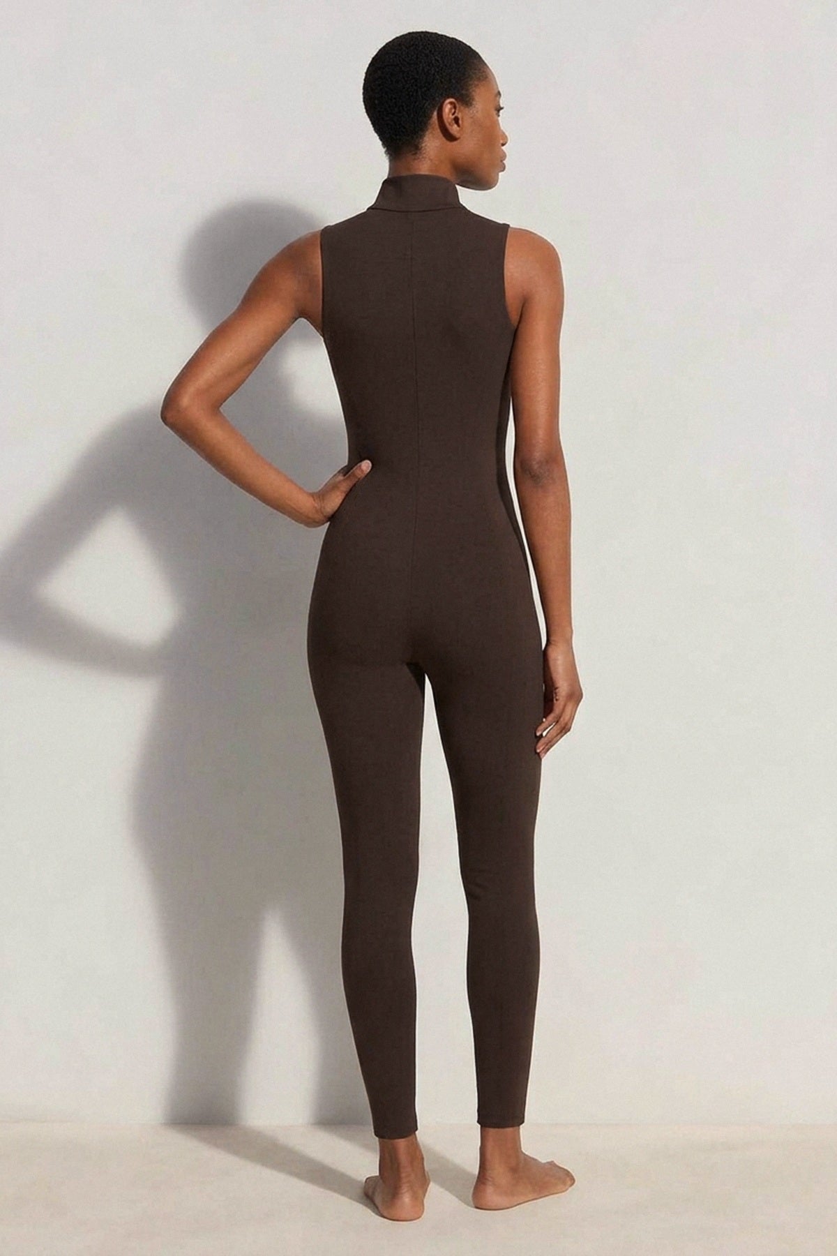 Apex Jumpsuit — Chocolate
