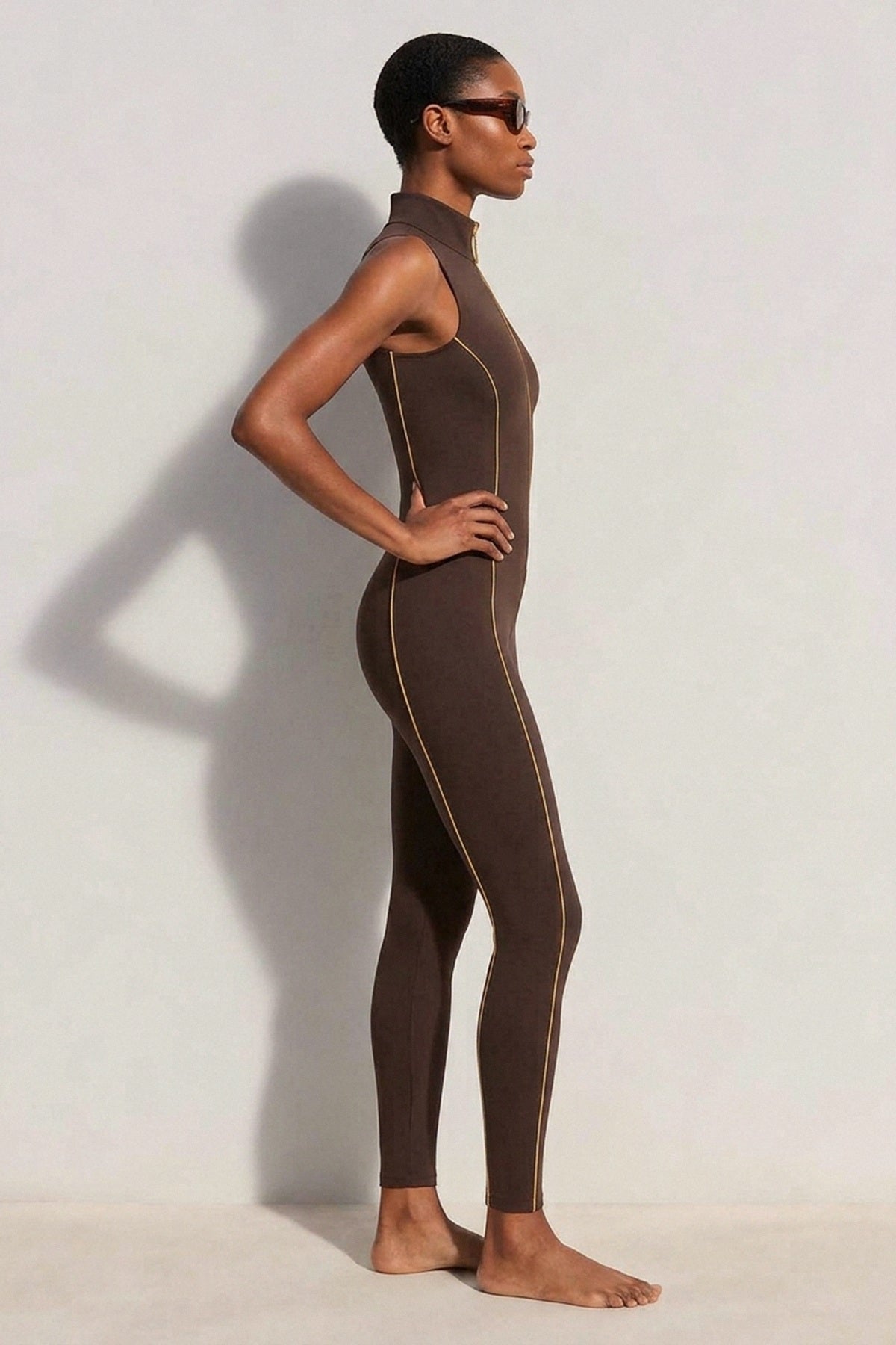 Apex Jumpsuit — Chocolate